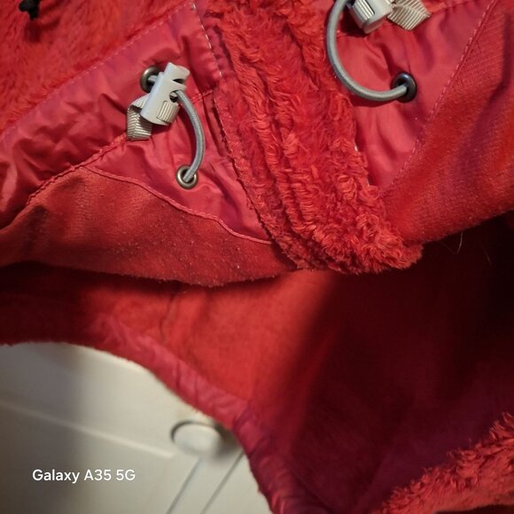 North Face Jacket Womens Medium Full Zip Long Sleeve Outdoors Fuchsia Fleece - Picture 9 of 9